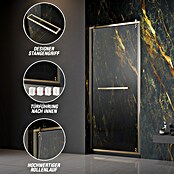 Camargue Palermo Nischendusche (90 x 200 cm, Unbeschichtet, Brushed Gold) | BAUHAUS