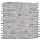 Mozaik pločica (30,5 x 30,5 cm, Bijelo, Mat)