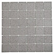 Mozaik pločica (30,5 x 30,5 cm, Siva, Sjajno)