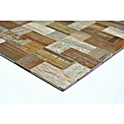 Samoljepljiva mozaik pločica (30,5 x 30,5 cm, Sivo / bež, Mat)