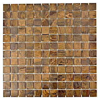 Mozaik pločica Quadrat XK SQ 76 (30 x 30 cm, Bakar, Mat)