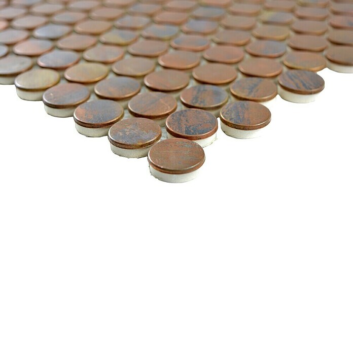 Mozaik pločica Knopf XK PR 56  (29,8 x 28,2 cm, Bakar, Mat) | BAUHAUS