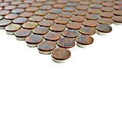 Mozaik pločica Knopf XK PR 56  (29,8 x 28,2 cm, Bakar, Mat) | BAUHAUS