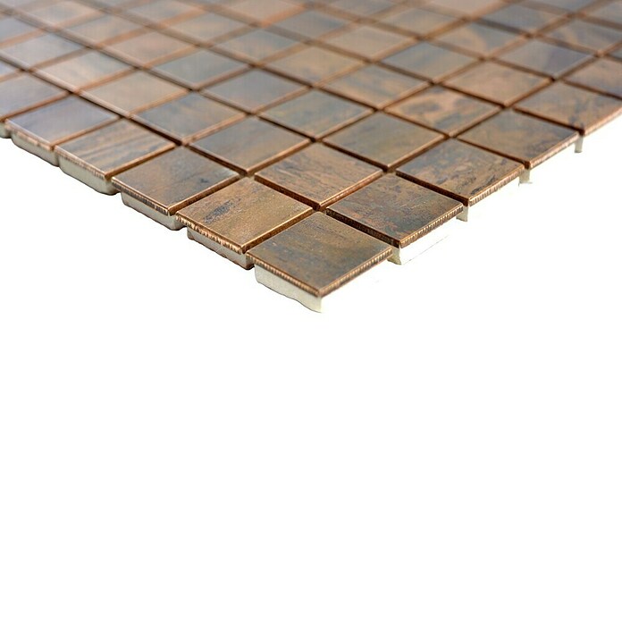 Mozaik pločica Quadrat XK SQ 76  (30 x 30 cm, Bakar, Mat) | BAUHAUS
