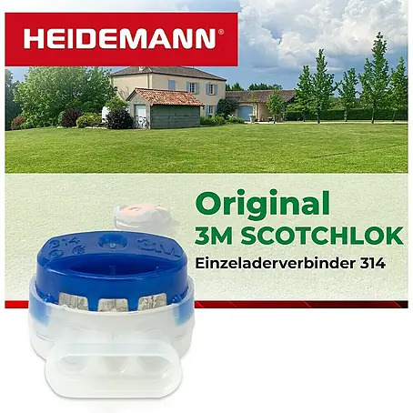 Heidemann Iso Flex Kabelverbinder Einzeladerverbindung 3M Scotchlock 314 3-polig 0,5-1,5 mm²
