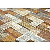 Samoljepljiva mozaik pločica (30,5 x 30,5 cm, Sivo / bež, Mat)