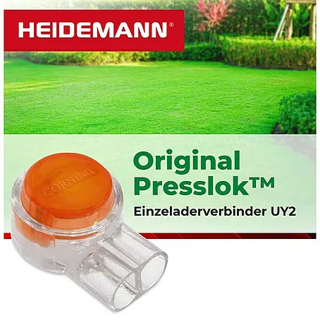 Heidemann Iso Flex Kabelverbinder Einzeladerverbindung Presslok UY2 2-polig 0,4-0,9 mm²