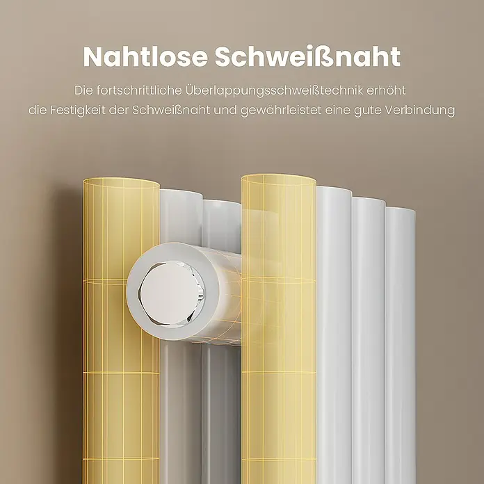 Emke Designheizkörper Doppellagig Vertikal - B x H: 24 x 160 cm, Weiß