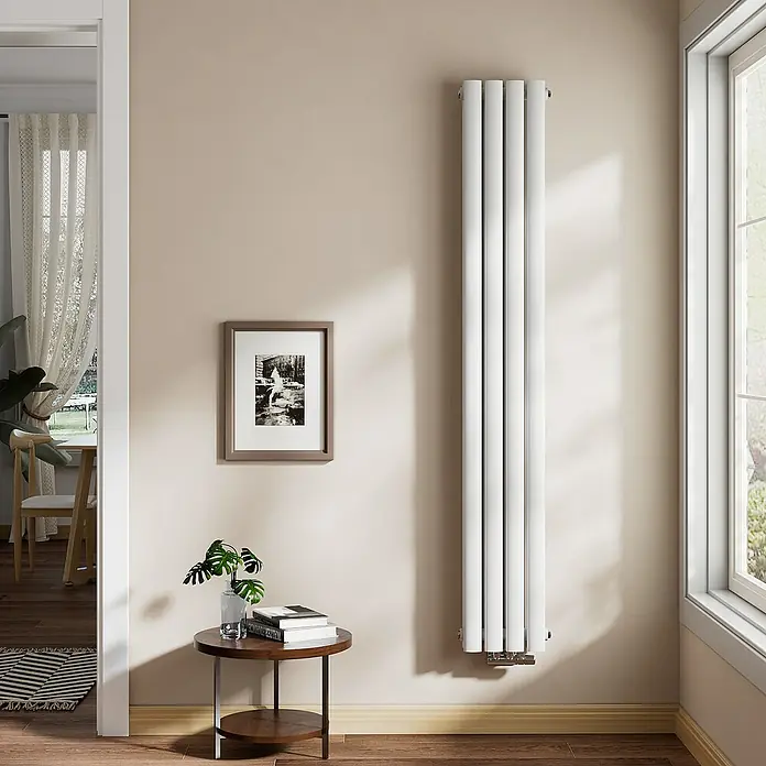 Emke Designheizkörper Doppellagig Vertikal - B x H: 24 x 160 cm, Weiß