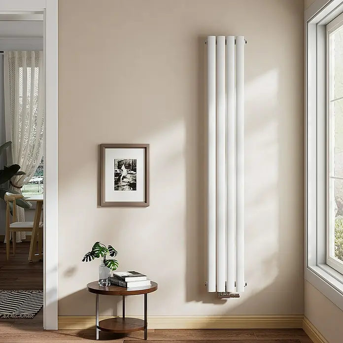Emke Designheizkörper Doppellagig Vertikal - B x H: 24 x 160 cm, Weiß