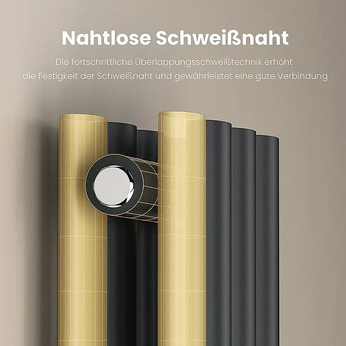 Emke Designheizkörper Doppellagig Vertikal - B x H: 24 x 180 cm, Anthrazit