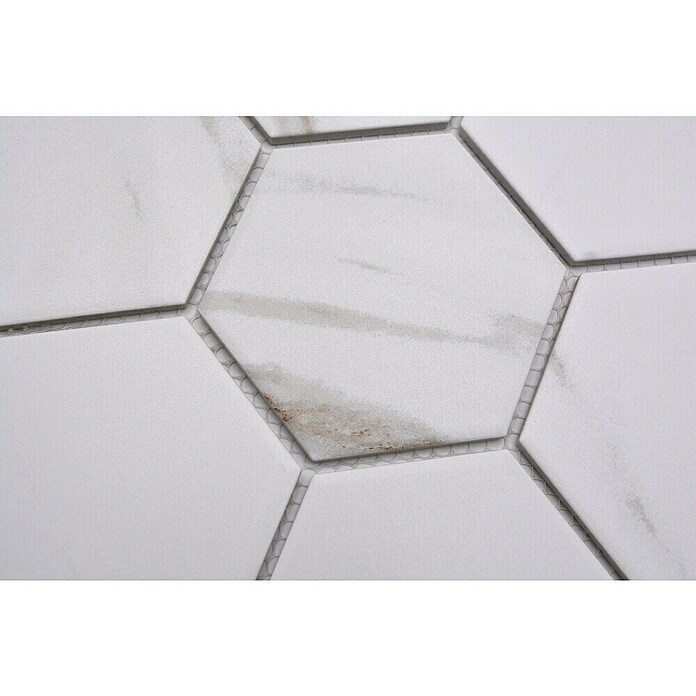 Mozaik pločica Hexagon CIM HX9 CT  (25,6 x 29,55 cm, Bež-smeđe-bijelo, Mat) | BAUHAUS