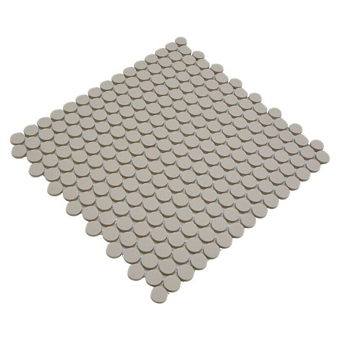 Mozaik pločica Knopf Uni CU K220  (31,5 x 29,4 cm, Bež boje, Mat) | BAUHAUS