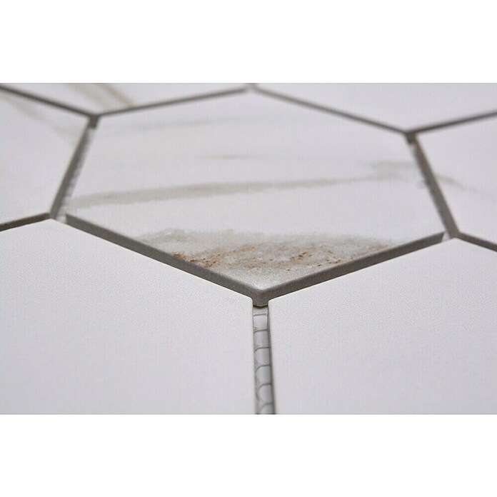 Mozaik pločica Hexagon CIM HX9 CT  (25,6 x 29,55 cm, Bež-smeđe-bijelo, Mat) | BAUHAUS