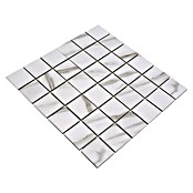 Mozaik pločica Quadrat Calacatta CIM Q48 CT  (30,6 x 30,6 cm, Bijele boje, Mat) | BAUHAUS