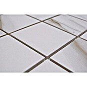 Mozaik pločica Quadrat Calacatta CIM Q73 CT  (30,6 x 30,6 cm, Smeđa-bež-bijela, Mat) | BAUHAUS