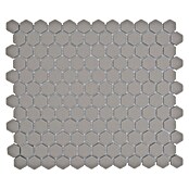 Mozaik pločica Hexagon Uni CU HX017  (26 x 30 cm, Svijetlosive boje, Mat) | BAUHAUS