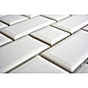 Mozaik pločica Metro Uni CG M08WM  (29,4 x 29,1 cm, Bijele boje, Sjaj) | BAUHAUS