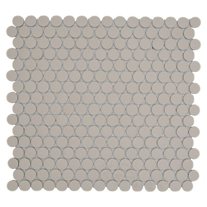 Mozaik pločica Knopf Uni CU K220  (31,5 x 29,4 cm, Bež boje, Mat) | BAUHAUS