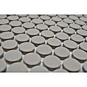 Mozaik pločica Knopf Uni CU K217  (31,5 x 29,4 cm, Svijetlosive boje, Mat) | BAUHAUS