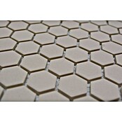 Mozaik pločica Hexagon Uni CU HX020  (26 x 30 cm, Bež boje, Mat) | BAUHAUS