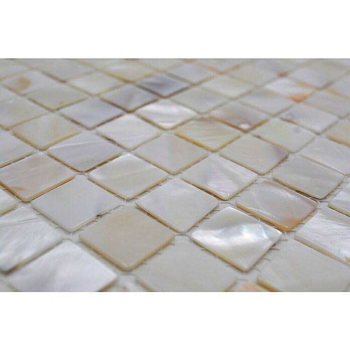 Mozaik pločica (30,5 x 30,5 cm, Sedef, Sjajno)