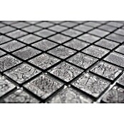 Mozaik pločica Quadrat Crystal Uni CM 4BL12  (30 x 30 cm, Crne boje, Sjaj) | BAUHAUS