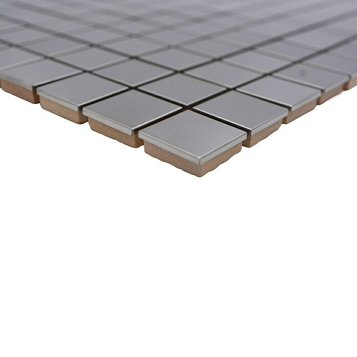 Mozaik pločica Quadrat XCE 23D  (29,8 x 29,8 cm, Srebrne boje, Mat) | BAUHAUS