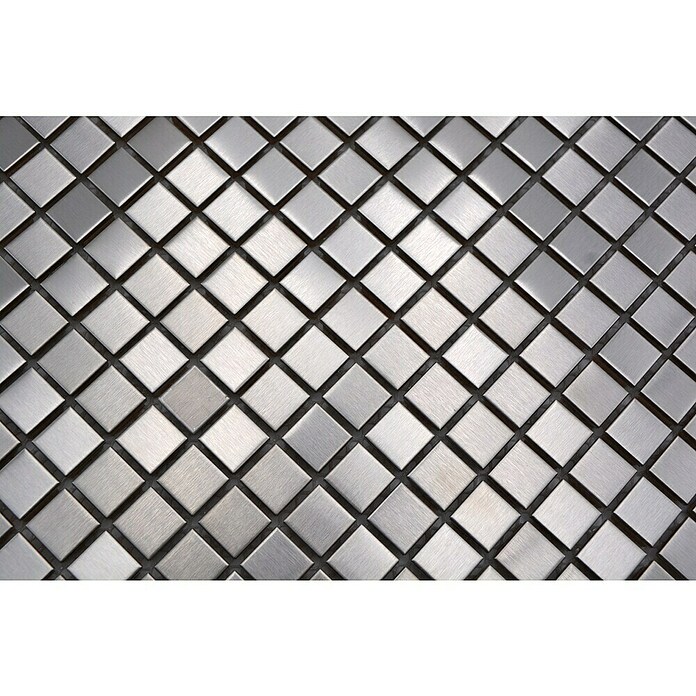 Mozaik pločica Quadrat XCE 15D  (30 x 30 cm, Srebrne boje, Mat) | BAUHAUS