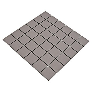 Mozaik pločica Quadrat Uni CU 203 (29,8 x 29,8 cm, Svijetlosive boje, Mat)
