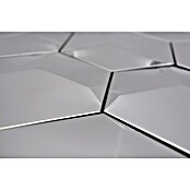 Mozaik pločica Hexagon HXM 10SG  (26,2 x 23 cm, Srebrne boje, Sjaj) | BAUHAUS