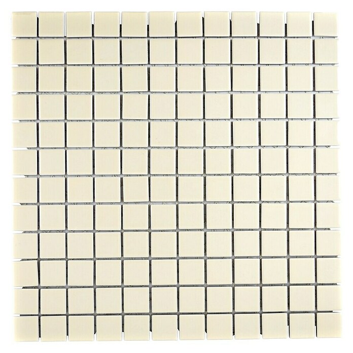 Mozaik pločica Quadrat Uni CG 164  (29,8 x 29,8 cm, Bež boje, Sjaj) | BAUHAUS