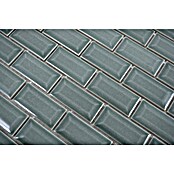 Mozaik pločica Brick Bond Diamond CBP 106  (30 x 30 cm, Petrolej, Sjaj) | BAUHAUS