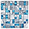 Mosaikfliese Crystal Mix XCM MC589 (30 x 30 cm, Grau, Glänzend)