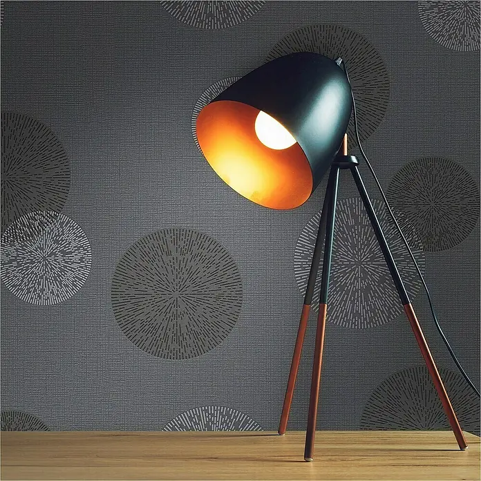 Tadessi Vliestapete M1-No.11379 - Grau, Floral, 2,8 x 1,59 m