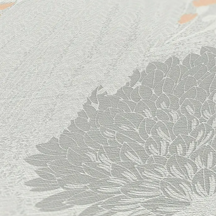 Tadessi Vliestapete M1-No.10967 - Grau, Floral, 10,05 x 0,53 m