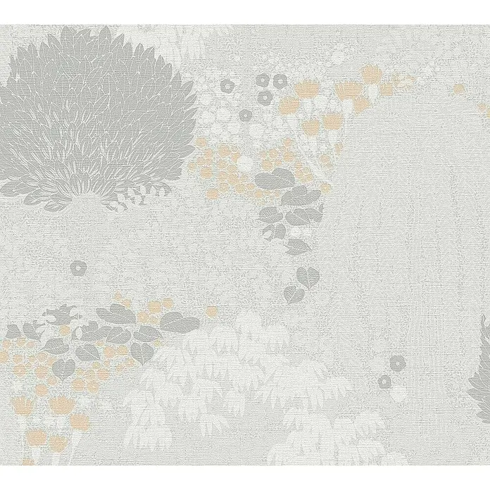 Tadessi Vliestapete M1-No.10967 - Grau, Floral, 10,05 x 0,53 m