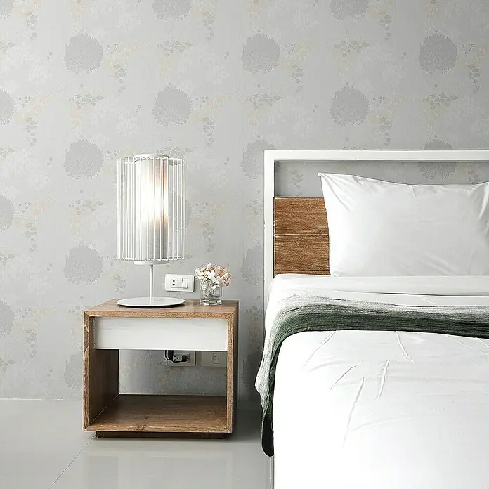 Tadessi Vliestapete M1-No.10967 - Grau, Floral, 10,05 x 0,53 m