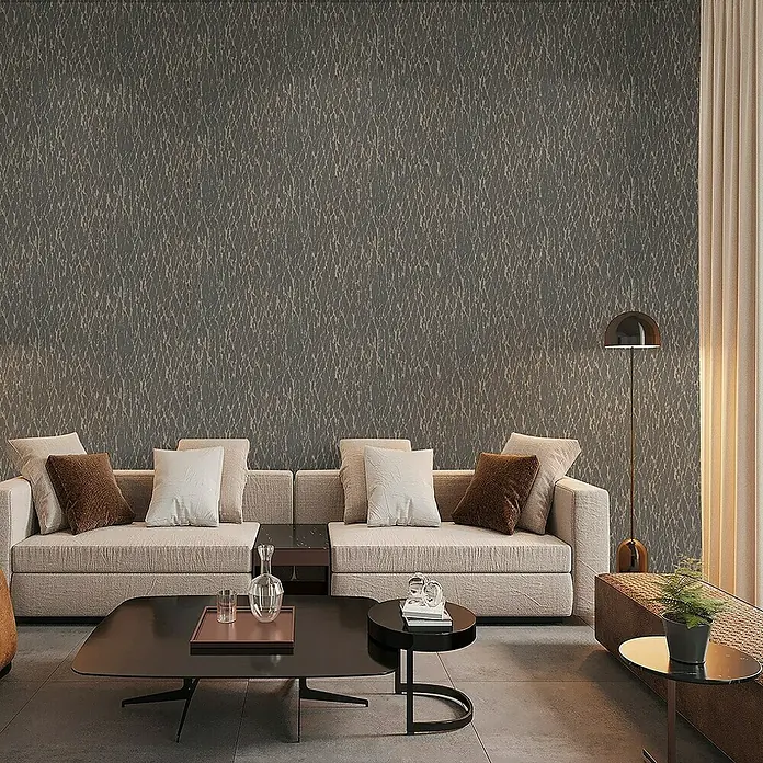 Tadessi Vliestapete M1-No.11113 - Schwarz, Steinoptik, 10,05 x 0,53 m