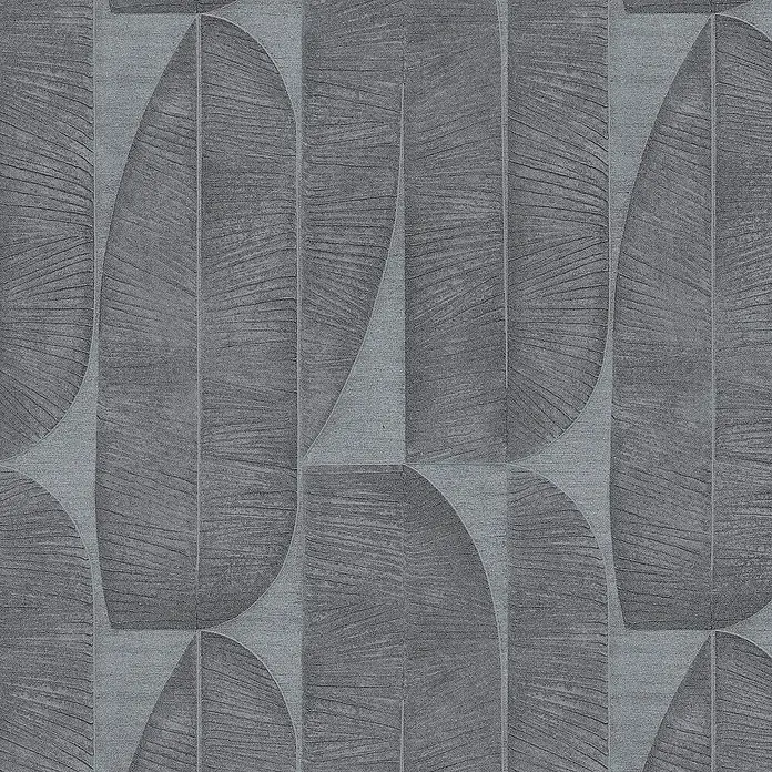 Tadessi Vliestapete M1-No.11184 - Schwarz, Floral, 10,05 x 0,53 m