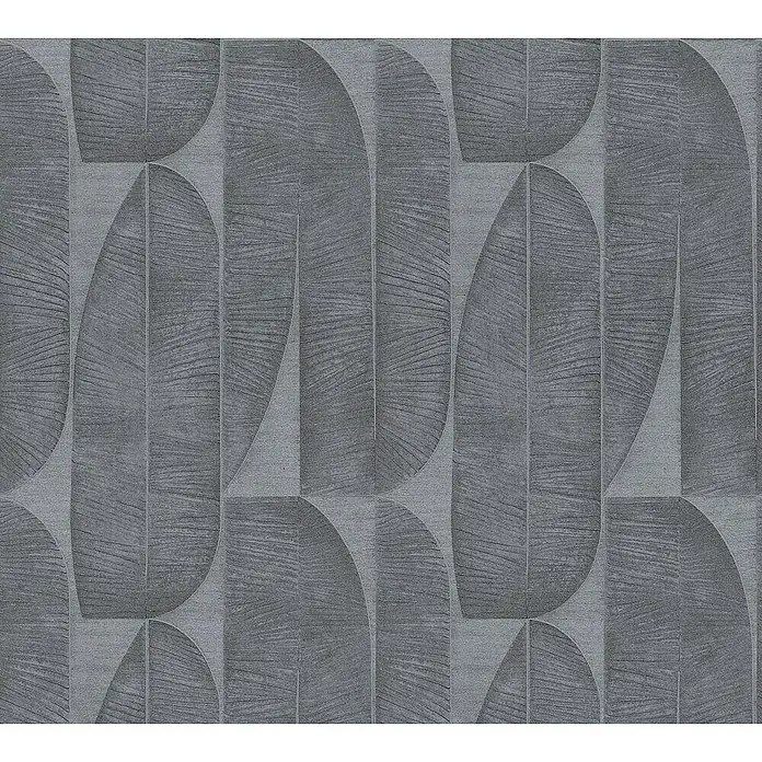 Tadessi Vliestapete M1-No.11184 - Schwarz, Floral, 10,05 x 0,53 m