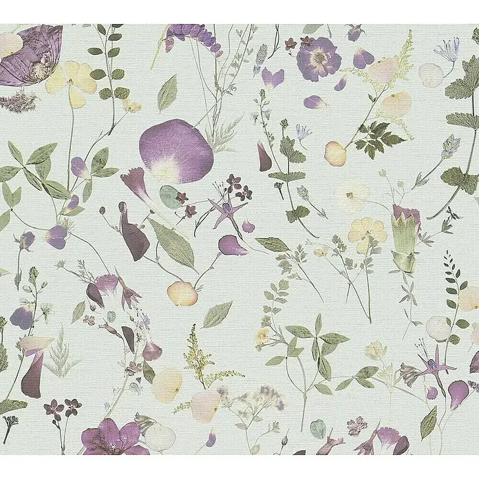 Tadessi Vliestapete M1-No.11306 - Grün, Floral, 10,05 x 0,53 m