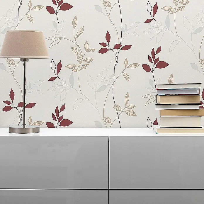 Tadessi Vliestapete M1-No.21 - Beige, Floral, 10,05 x 0,53 m
