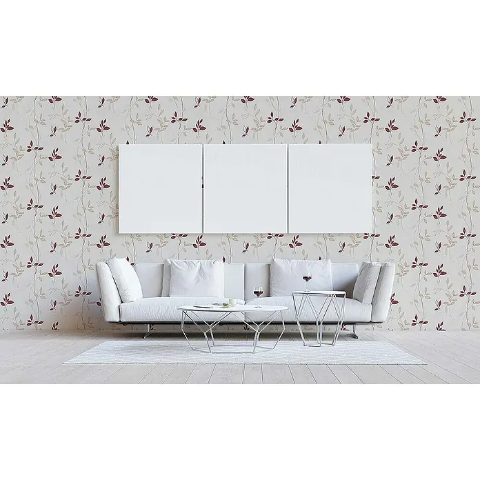 Tadessi Vliestapete M1-No.21 - Beige, Floral, 10,05 x 0,53 m