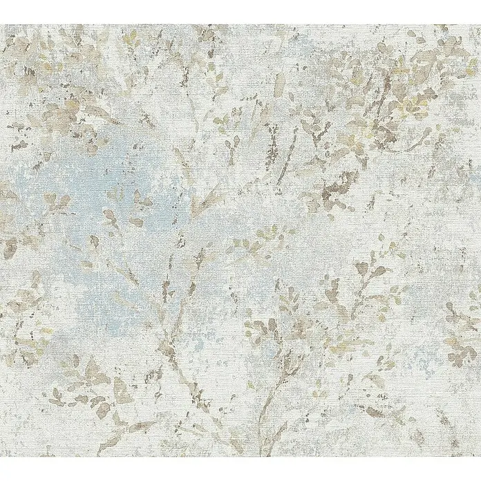 Tadessi Vliestapete M1-No.11137 - Blau, Floral, 10,05 x 0,53 m
