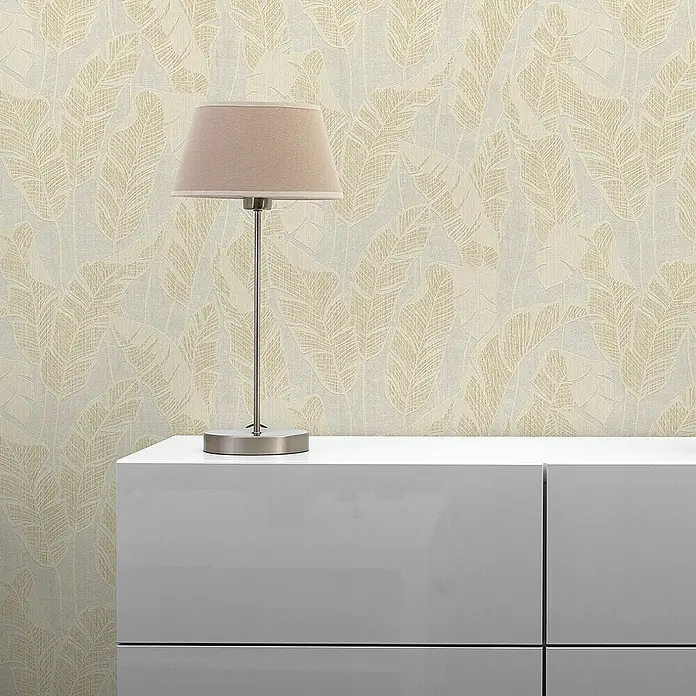 Tadessi Vliestapete M1-No.11008 - Weiß, Floral, 10,05 x 0,53 m