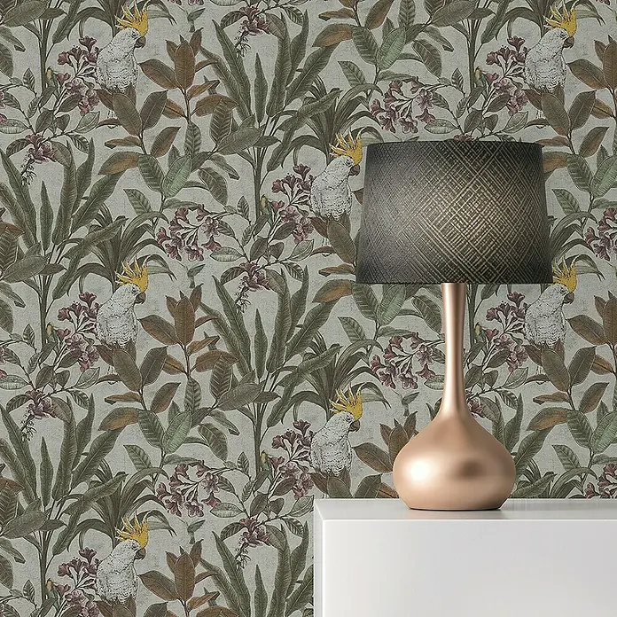 Tadessi Vliestapete M1-No.11314 - Beige, Floral, 10,05 x 0,53 m