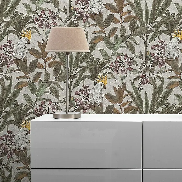 Tadessi Vliestapete M1-No.11314 - Beige, Floral, 10,05 x 0,53 m