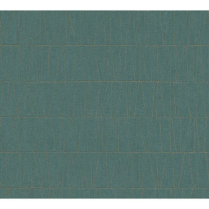 Tadessi Vliestapete M1-No.11025 - Petrol, Grafisch, 10,05 x 0,53 m