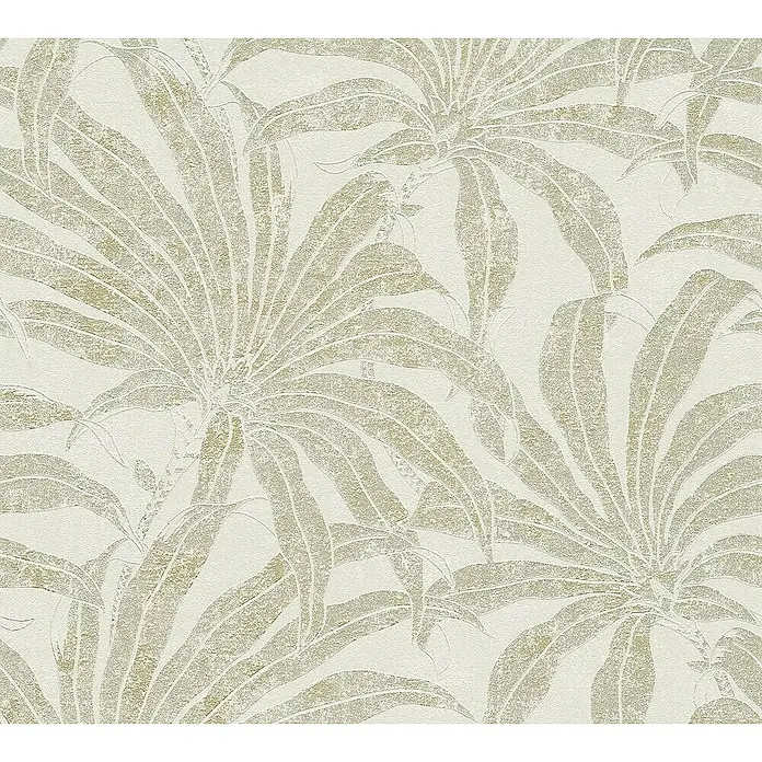 Papier Peint Intissé Lenni Fleurs – Tadessi M1-No.11002, Beige Or, 10,05 X 0,53 M
